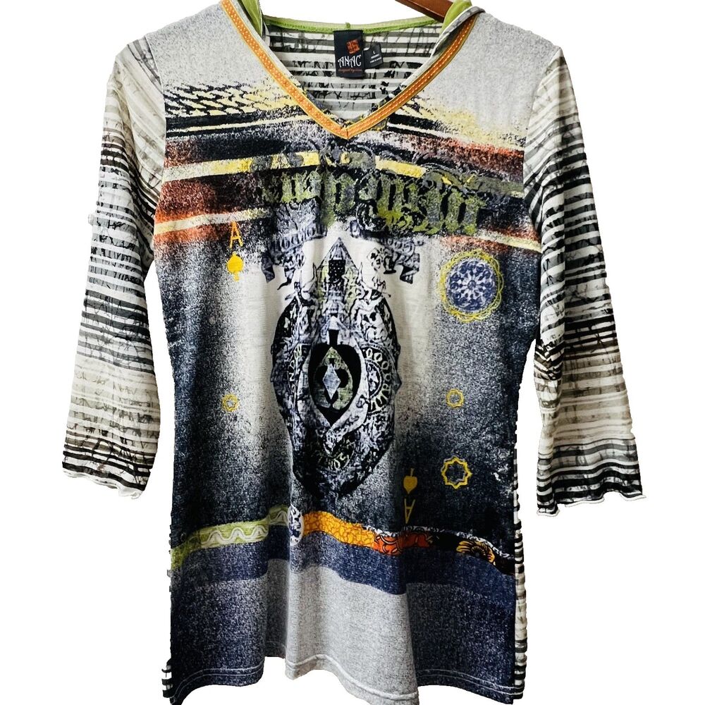 ANAC Designed By Kimi Hoodie L Graphic Art to Wear Top